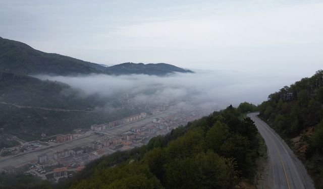 Kastamonu’nun ilçeleri sise teslim oldu
