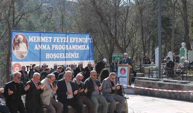 Mehmet Feyzi Efendi, vefatının 36’ncı yılında dualarla anıldı