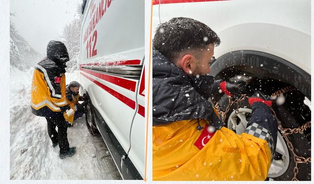 Kastamonu’da 112 ekiplerinden hayat kurtaran yolculuk