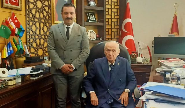 MHP Kastamonu İl Başkanı Şahin’den Devlet Bahçeli’ye ziyaret