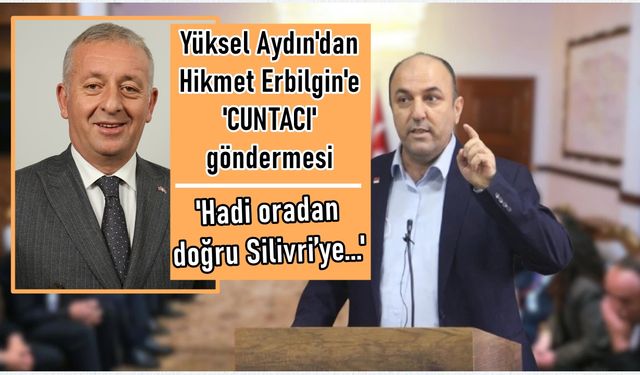 Kastamonu'da Yüksel Aydın'dan Erbilgin'e 'Hadi oradan doğru Silivri’ye' cevabı