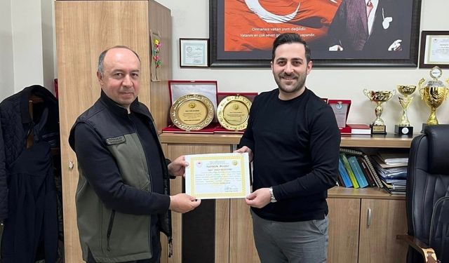 Kastamonu’da başarılı personellere teşekkür belgesi verildi