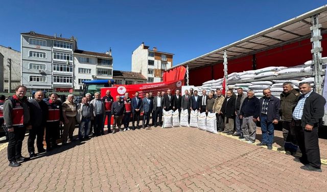 Kastamonu'da Çiftçilere Çeltik Tohumu Desteği
