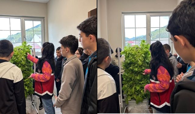 Kastamonu’da Öğrenciler Topraksız Tarımla Geleceğe Hazırlanıyor