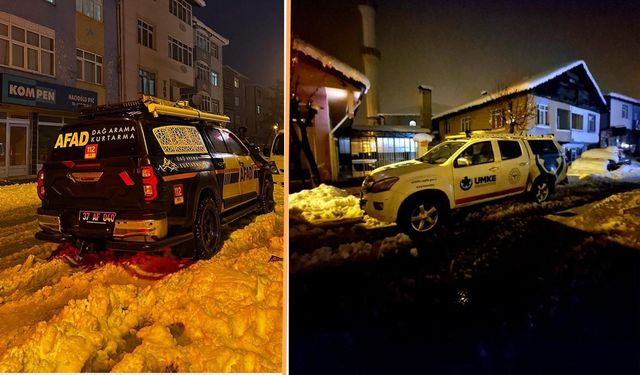 Kastamonu’da, UMKE ve AFAD hasta vatandaş için seferber oldu