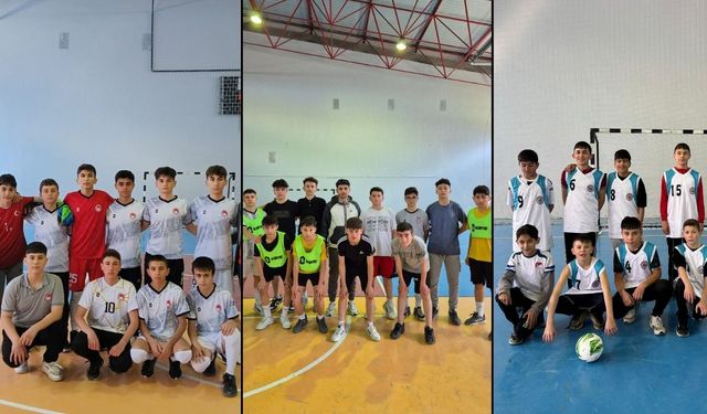 Taşköprü’de Ortaokullar Arası Futsal Turnuvasında Heyecan Dorukta