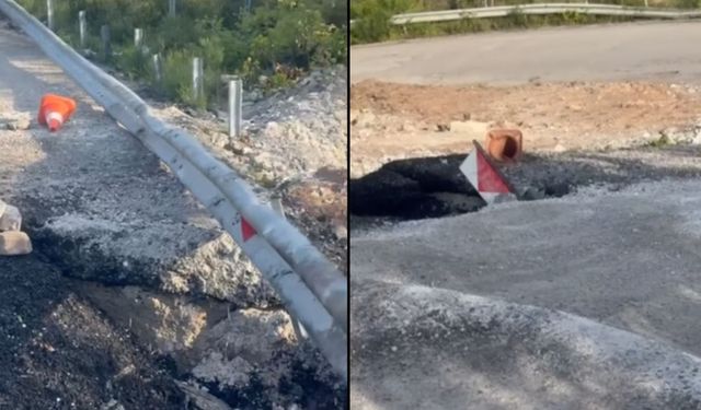 Kazalar kaçınılmaz! Kastamonu’da bu yolda önlemler alınmalı