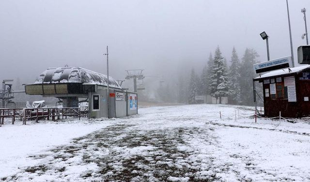 Kastamonu’ya Mayıs'ın ortasında kar yağıyor!
