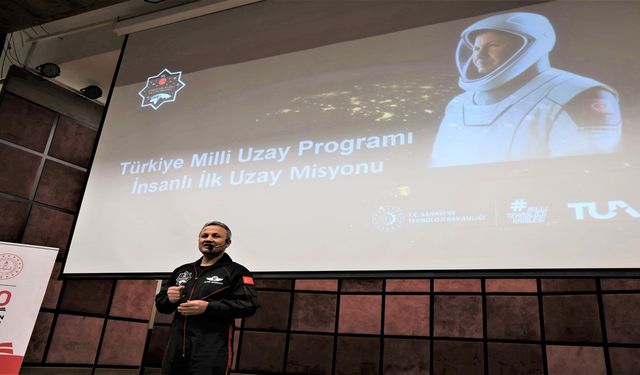 Türkiye'nin ilk astronotu Alper Gezeravcı, Kastamonu'da gençlerle buluştu