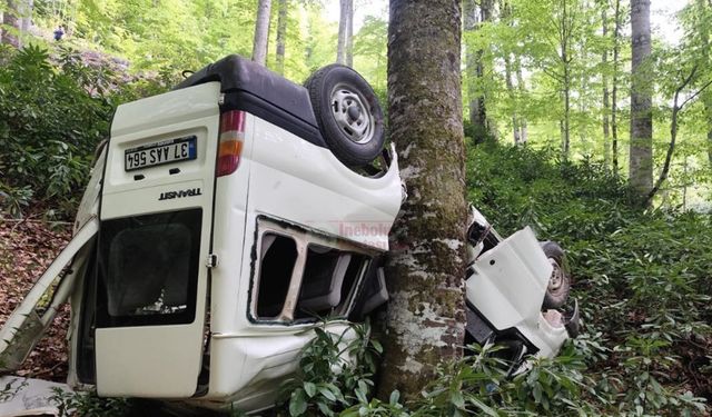Kastamonu’da feci kaza: Devrilen minibüste çok sayıda yaralı var