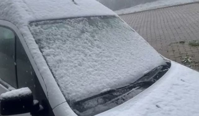 Kastamonu'da sürpriz: Mayıs ayında kar yağdı!