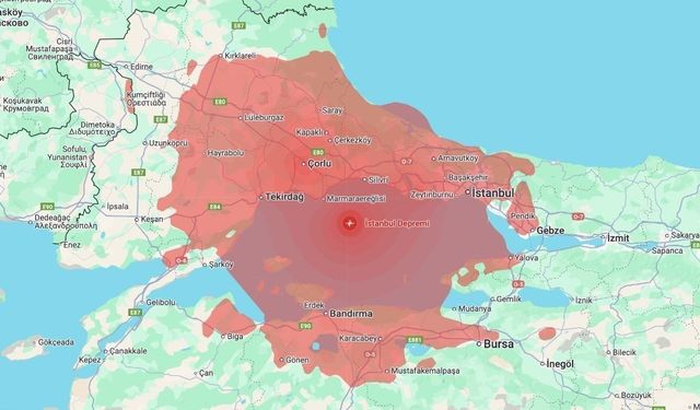 Marmara Denizi'nde Korkutan Deprem: Sarsıntı İstanbul'dan Hissedildi