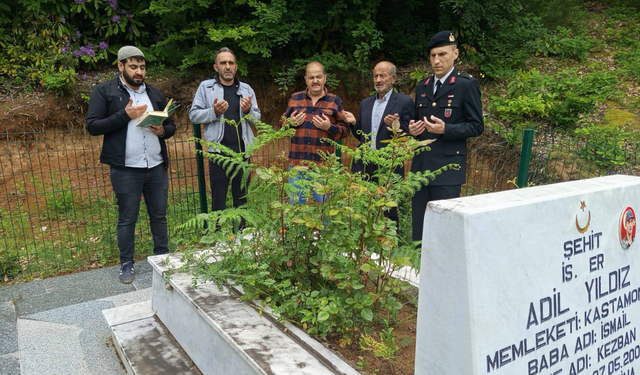 Kastamonu'da şehidimiz dualarla anıldı