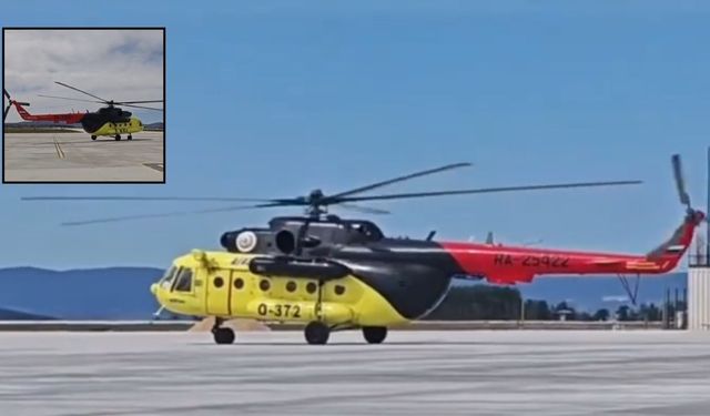 Tarım ve Orman Bakanlığı Taşköprü’yü Seçti: Yangın Helikopteri Göreve Başladı