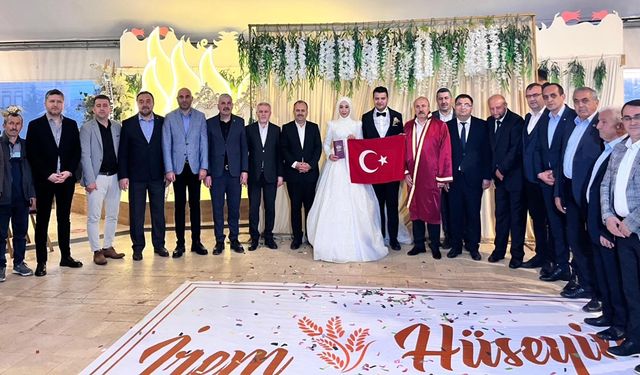 Taşköprü’de Hüseyin ile İrem dünya evine girdi