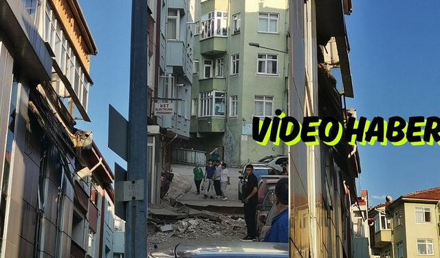 Facianın eşiğinden dönüldü: Kastamonu’da balkon bir anda yıkıldı!