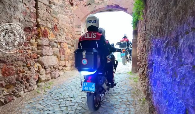 Kastamonu'da ‘Motosikletli Polis Timleri' görev başında (görüntülü haber)