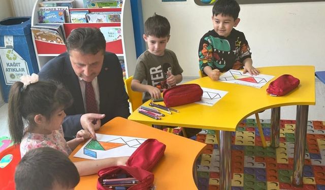 Taşköprü İlçe Milli Eğitim Müdürü Şirin’den Miniklere Sürpriz Ziyaret