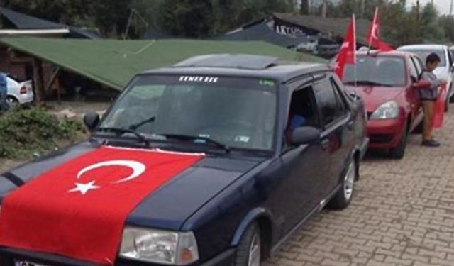 Cumhurbaşkanı Talimatıyla İnebolu’da Araçlara Bayrak Asma Çağrısı Yapıldı