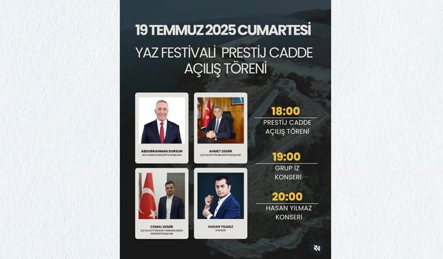 Çatalzeytin’de prestijli açılış: Kastamonulu Hasan Yılmaz sahne alacak