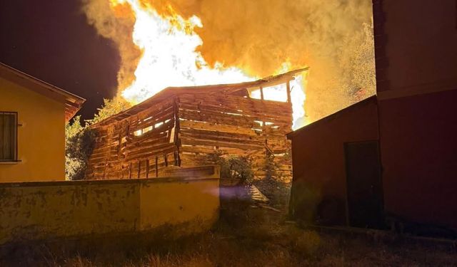 Kastamonu'da feci olay: Samanlıkta çıkan yangın 3 eve sıçradı!