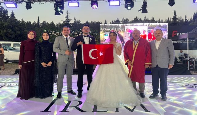 Taşköprü’de muhteşem düğün: Ahmet ve Deniz İrem hayatlarını birleştirdi