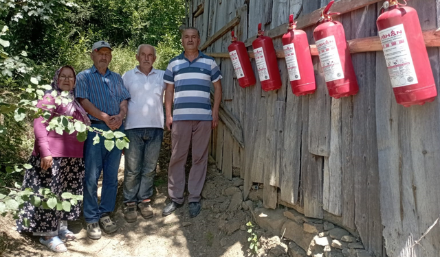 Kastamonu’da Örnek Uygulama: Yangın Riski Artınca Köyde Önlem Alındı