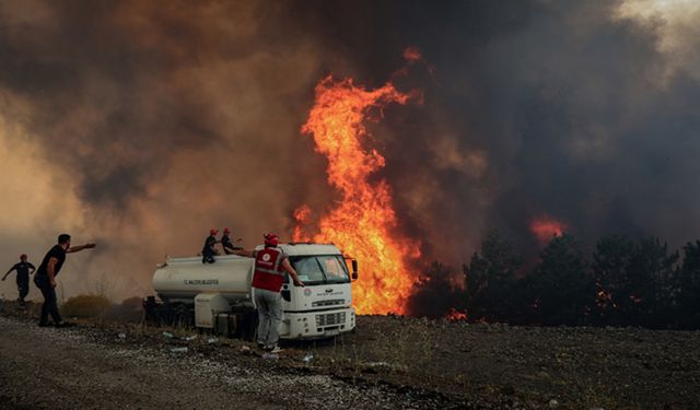 Kastamonu sınırındaki orman yangınında son durum (görüntülü haber)