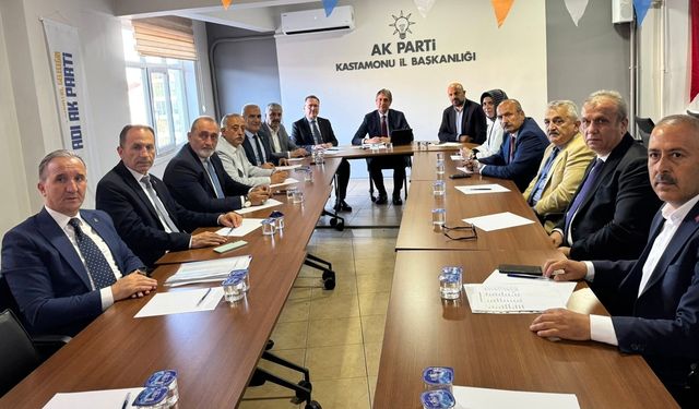 Başkan Arslan'da katıldı: AK Parti’den Kastamonu’da belediye başkanlarıyla verimli toplantı