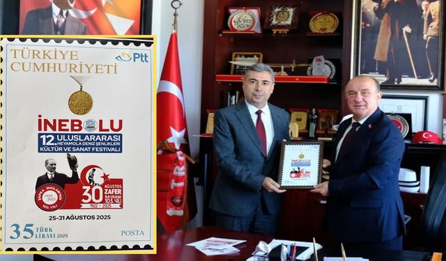 Atatürk’ün İnebolu Ziyaretinin 100. Yılına Özel Hatıra Pulu Bastırıldı