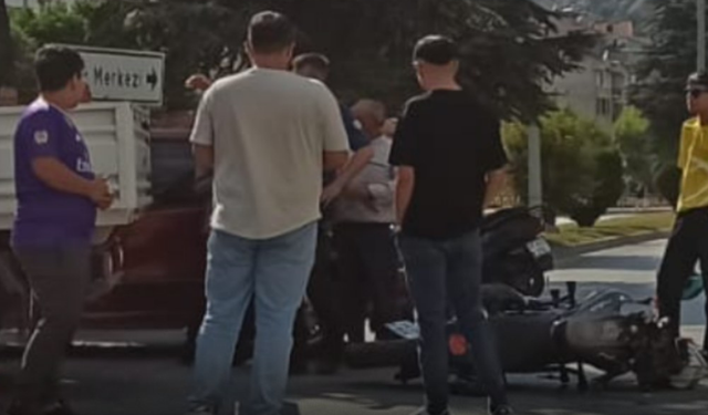 Kastamonu'da meydana gelen kazada motosiklet sürücüsü yaralandı!