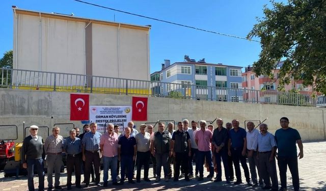 Kastamonu’da orman köylülerine büyük destek: Tamburlar teslim edildi