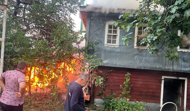 Kastamonu'daki feci yangında ev ve samanlık küle döndü (Detaylar)