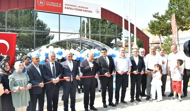 Kastamonu’nun ilçesinde kapalı yüzme havuzu sevinci