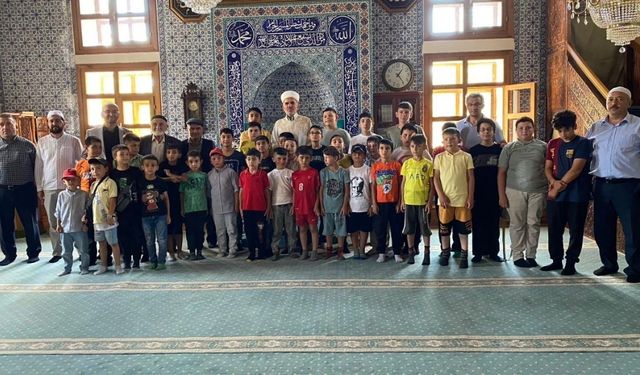 Kastamonu’nun ilçesinde Kur’an Kursu öğrencileri moral pikniğinde buluştu