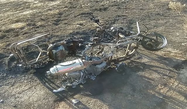 Kastamonu’da orman yangını: Yangını motosiklet çıkardı!