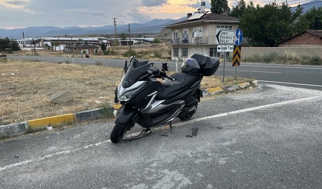 Kastamonu'da otomobil ile motosiklet çarpıştı!
