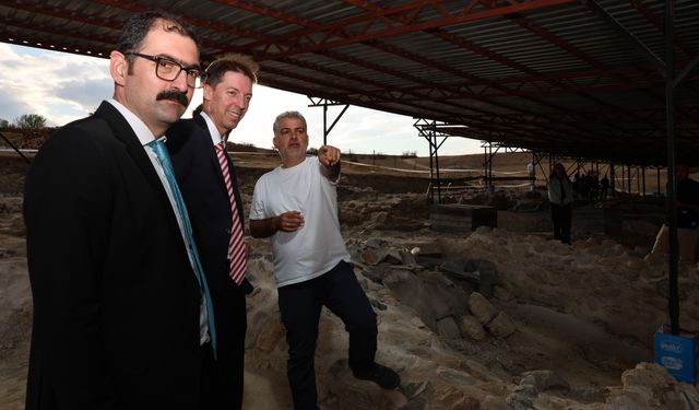 AB Türkiye Delegasyonu Başkan Vekili, Pompeiopolis'i yerinde inceledi
