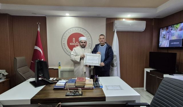 Alman Vatandaşı Kastamonu’da Müslüman Oldu