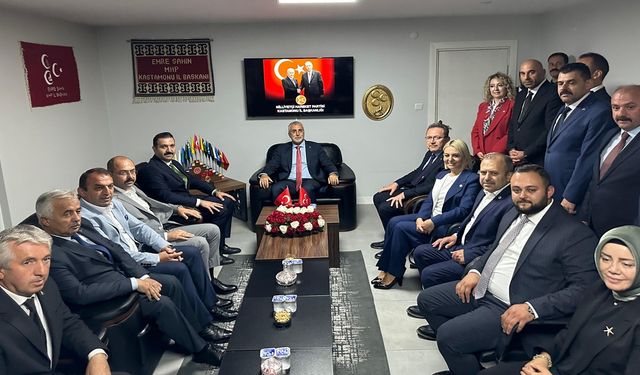 Kastamonu’da Bakan Işıkhan’dan ittifak ortağına ziyaret