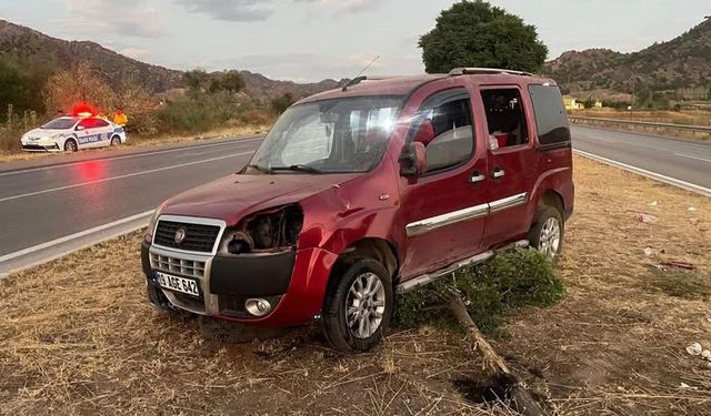 Tatil dönüşünde korkutan kaza: 13 yaşındaki çocuk yaralandı