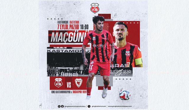 Kastamonu'da maç günü: GMG Kastamonuspor, Bucaspor 1928’i Konuk Ediyor