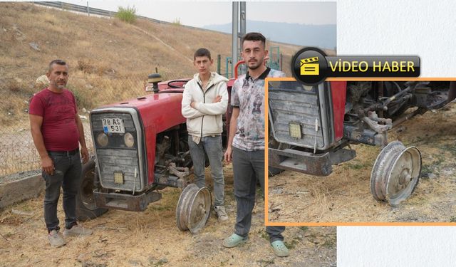 Kastamonu'da lastiksiz traktörle orman ekiplerine su taşıdılar (görüntülü haber)
