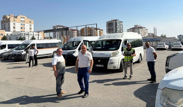 Kastamonu’da servis araçları denetleniyor