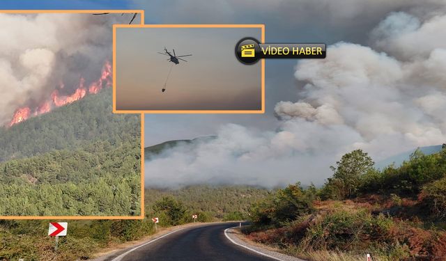 Kastamonu'da orman yangınında son durum: 6 köy tedbir amaçlı boşaltıldı