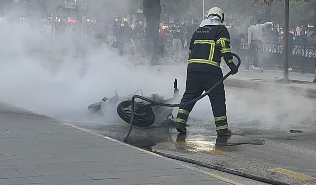Kastamonu'da feci motosiklet yangınında detaylar belli oldu