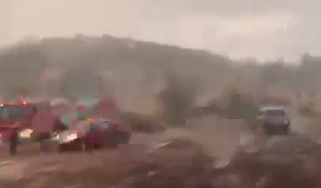 Kastamonu'da soğutma çalışmalarına yağış destek verdi
