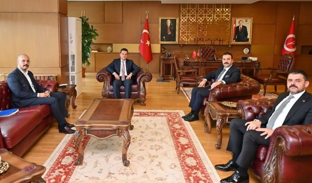 MHP Kastamonu İl Başkanı Emre Şahin’den Rektör Topal’a Ziyaret