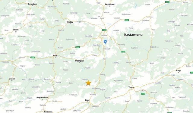 Son Dakika: Kastamonu’da 2.5 Büyüklüğünde Deprem