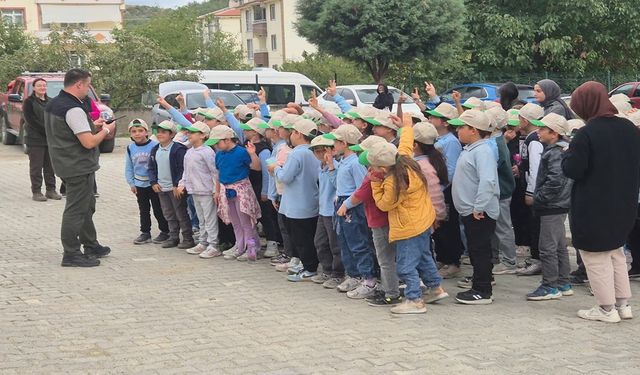 Hanönü'nde Öğrencilere 'Yeşil Vatan' Etkinliği Düzenlendi